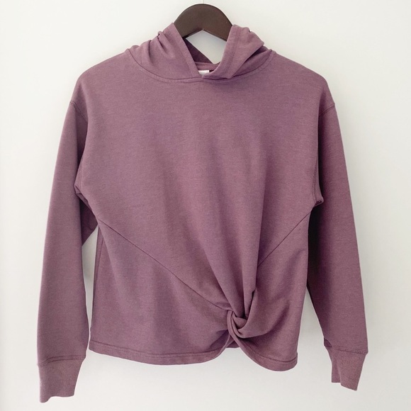 Jill Yoga Hooded with a front Knot Sweatshirt - Picture 1 of 7